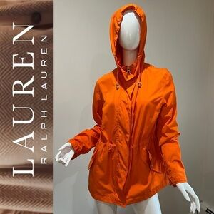 Lauren Ralph Lauren Lightweight Windbreaker Jacket Drawstring Anorak